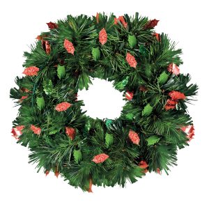 Holiday Tinsel Wreath Decoration by Windy City Novelties- DEC248474EA