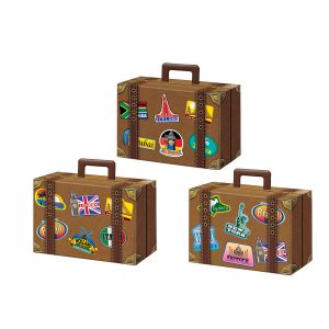 Luggage Favor Boxes by Windy City Novelties- DEC54792UN