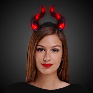 LED Devil Horns Headband by Windy City Novelties- APR751EA