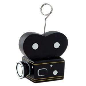 Movie Camera Balloon Weight by Windy City Novelties- DEC50219EA