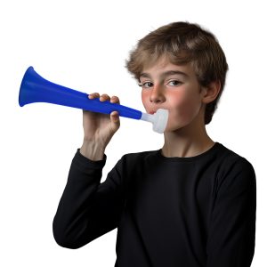 Blue Spirit Horn by Windy City Novelties- MUS19-MUS191EA