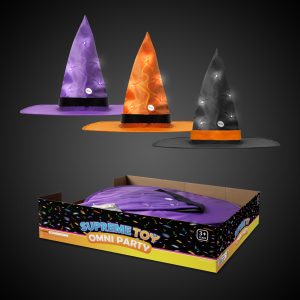 LED Witch Hats Retail Counter Display by Windy City Novelties- RCH713UN