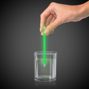 Green Glow 5" Swizzle Sticks by Windy City Novelties- GSW50-GSW5000UN