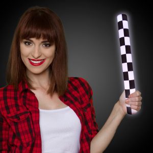 LED Checkered Flag Foam Lumiton by Windy City Novelties- LIT135EA