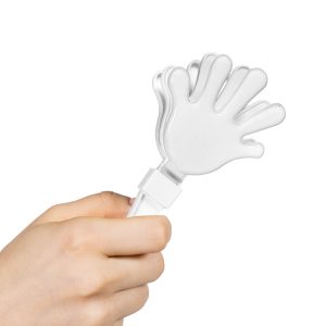 White Hand Clappers by Windy City Novelties- MUS059DZ