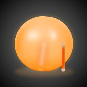 Glow Orange 12" Beach Ball by Windy City Novelties- GNO10-GNO106EA