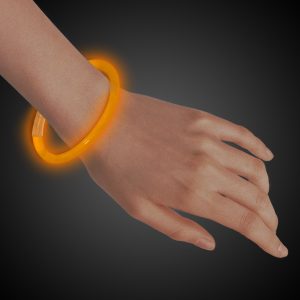 Orange 8" Glow Bracelets by Windy City Novelties- GBS9-GBS906UN