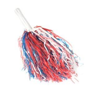 Red, White & Blue Pom Poms by Windy City Novelties- NOV-NOV260DZ