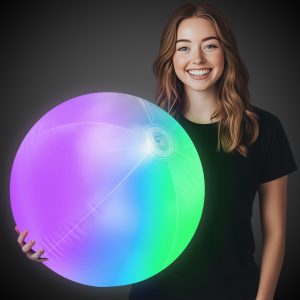 LED 30" Multi-Color Beach Ball by Windy City Novelties- INF230EA