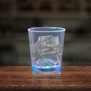 LED Square Bottom 10 oz. Rocks Glass by Windy City Novelties- LIT885EA
