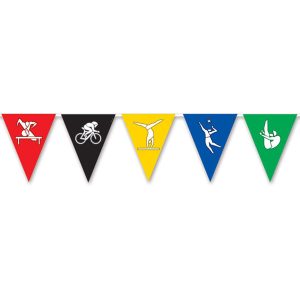 Summer Sports Pennant Banner by Windy City Novelties- DEC59870EA
