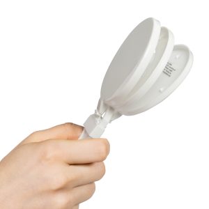 White Circle Hand Clappers by Windy City Novelties- MUS160DZ