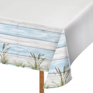 Seaside Summer Table Cover by Windy City Novelties- PAP3699TEA