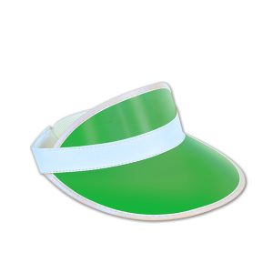 Green Translucent Visor by Windy City Novelties- HAT910EA