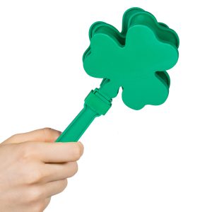 Shamrock Hand Clappers - 12 Pack by Windy City Novelties- MUS152DZ