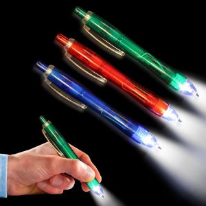 Green LED Pen by Windy City Novelties- FLA367EA