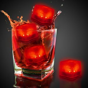 Red LED Ice Cubes by Windy City Novelties- LIT9-LIT960DZ