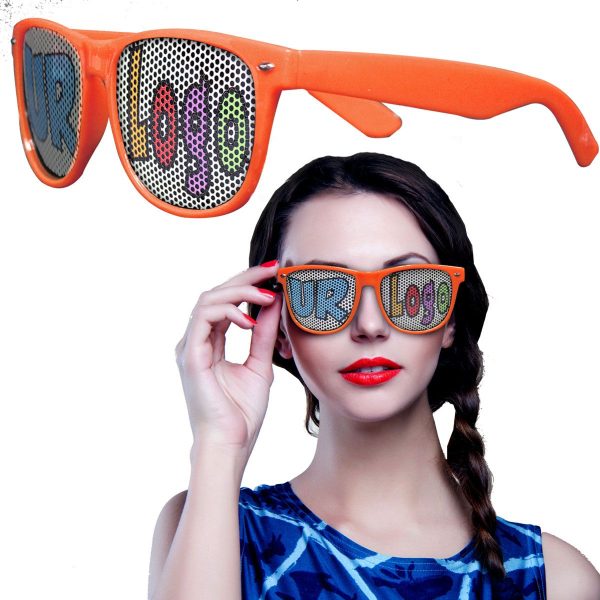 Orange Novelty Custom Sunglasses - 12 Pack by Windy City Novelties- BIL1-BIL196DZ