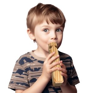 Wooden 7" Train Whistle by Windy City Novelties- MUS037EA
