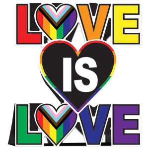 Love Is Love Pride Centerpiece by Windy City Novelties- DEC56109EA