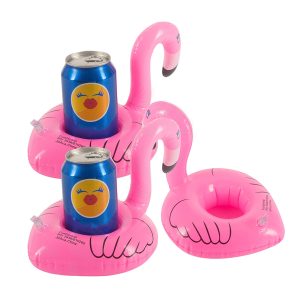 Inflatable Floating Flamingo Coasters by Windy City Novelties- INF252DZ