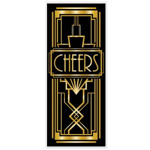Roaring 20's Art Deco Door Cover by Windy City Novelties- DEC59903EA