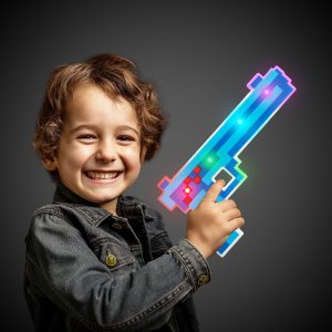 Blue/Red LED Pixel Gun by Windy City Novelties- WEA036EA