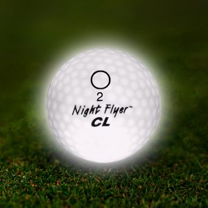 Night Flyer Golf Ball Constant On White LED's by Windy City Novelties- CLNFBULK.W