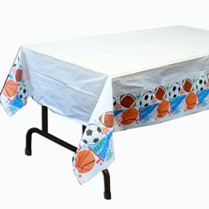 Sports Party Table Cover by Windy City Novelties- PAP1292TEA