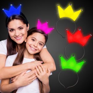 LED Assorted Crown Headbands by Windy City Novelties- HAT1029DZ