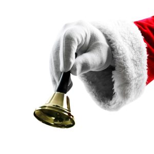 Santa Hand Bell by Windy City Novelties- MUS170EA