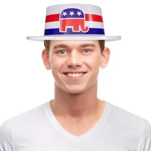 Republican Skimmer Hat by Windy City Novelties- HAT083EA