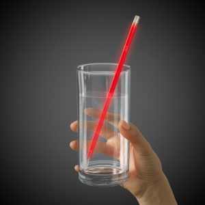 Red 9" Glow Straws by Windy City Novelties- GST93-GST932UN