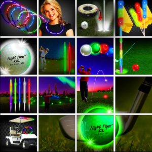 Deluxe 36 Player LED Night Flyer Tee Off Tournament Package by Windy City Novelties- CLNF.DTOP