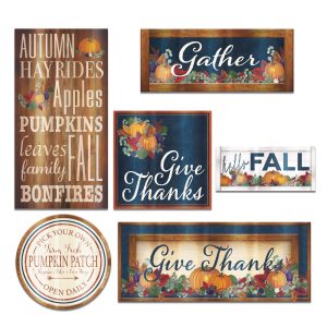 Thanksgiving Foil Cutouts by Windy City Novelties- DEC99139UN