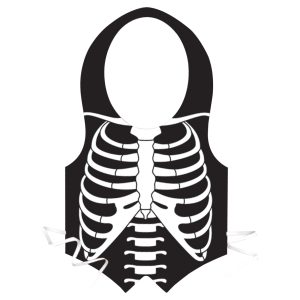 Skeleton Rib Cage Vest by Windy City Novelties- APR515EA