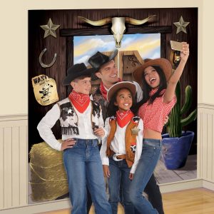 Western Selfie Scene Setter Backdrop by Windy City Novelties- DEC670725UN