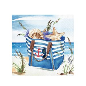 Seaside Summer Beverage Napkins by Windy City Novelties- PAP3699BUN