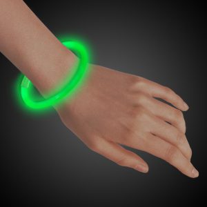 Green 8" Glow Bracelets by Windy City Novelties- GBS9-GBS900UN