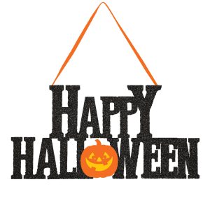 Happy Halloween Hanging Sign by Windy City Novelties- DEC331301EA