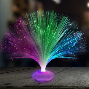 LED Fiber Optic 12" Centerpiece by Windy City Novelties- LIT034EA