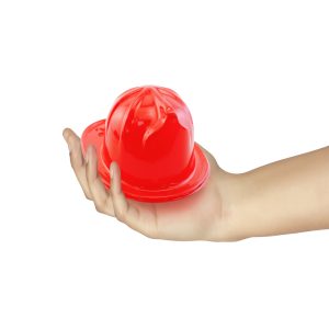 Red Mini Fire Helmets - 12 Pack by Windy City Novelties- PAR393DZ