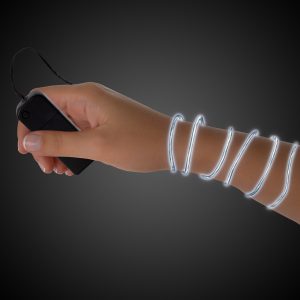 White EL Wire 2 Yards by Windy City Novelties- LIT1146EA