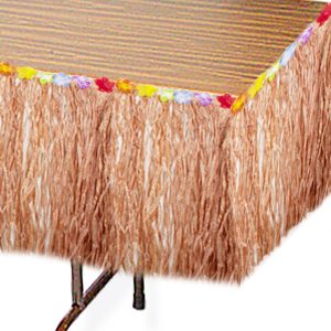 Flowered Grass Table Skirt by Windy City Novelties- DEC505EA