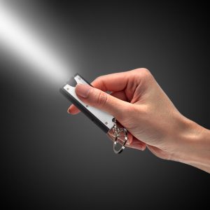LED Silver Keychain by Windy City Novelties- FLA03-FLA033EA