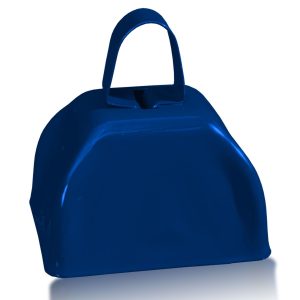 Navy Blue Metal Cowbells - 12 Pack by Windy City Novelties- MUS-MUS097DZ