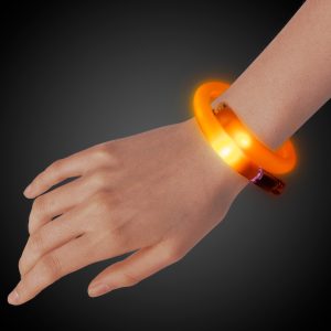 Orange LED Tube Bracelet by Windy City Novelties- LIT3-LIT312EA