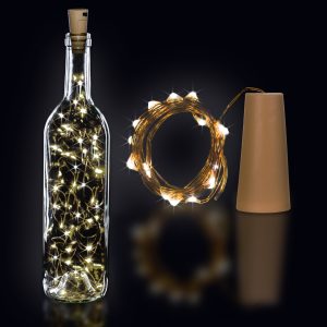 White LED Cork String Light Set by Windy City Novelties- LIT82-LIT820EA