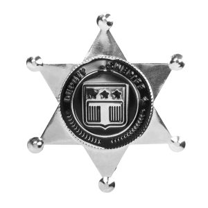 Sheriff Badges Silver - 12 Pack by Windy City Novelties- NOV335DZ