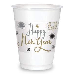 Happy New Year 16 oz. Tumblers by Windy City Novelties- PAP420237UN